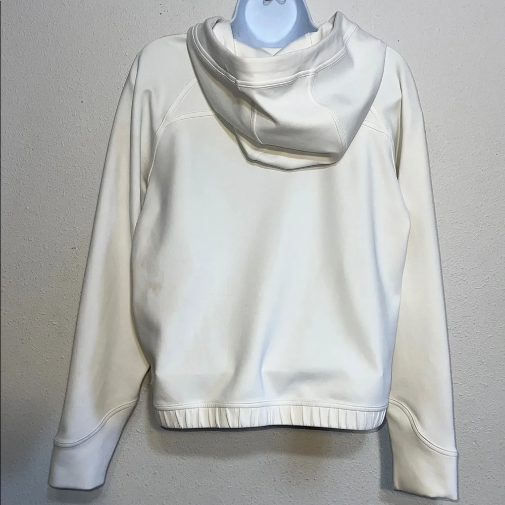 lululemon athletica Never Still Pullover White Hoodie Size 10